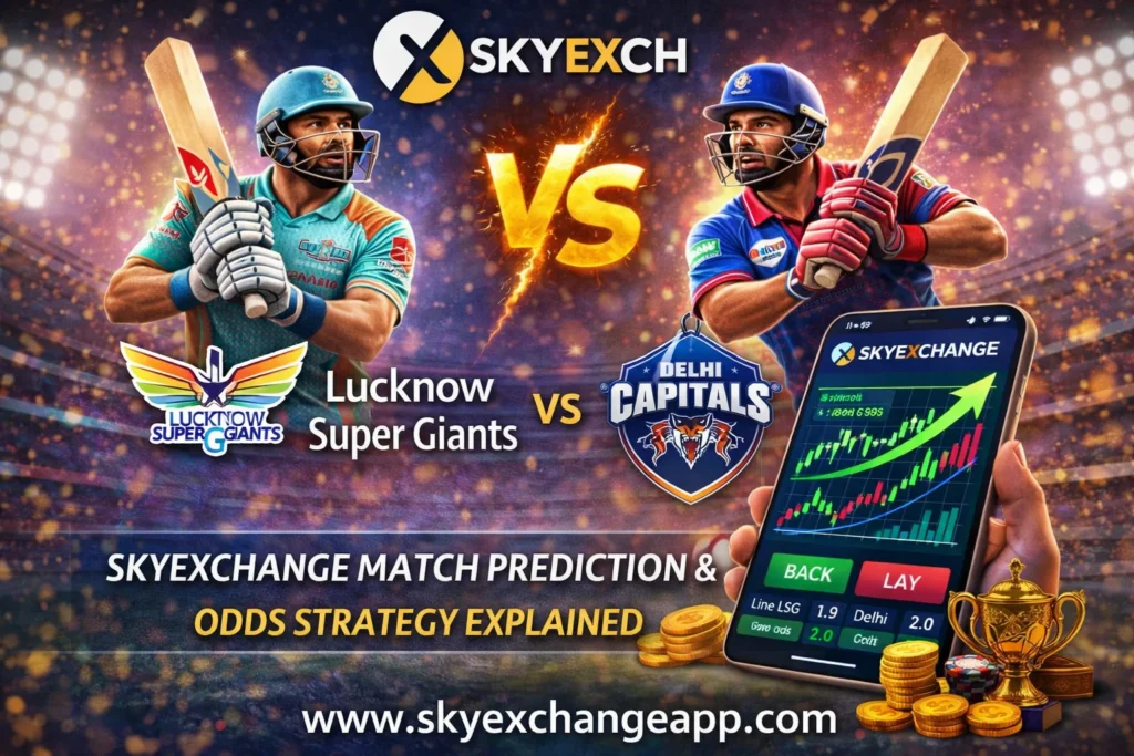 Lucknow Super Giants vs Delhi Capitals: Skyexchange Match Prediction & Odds Strategy Explained