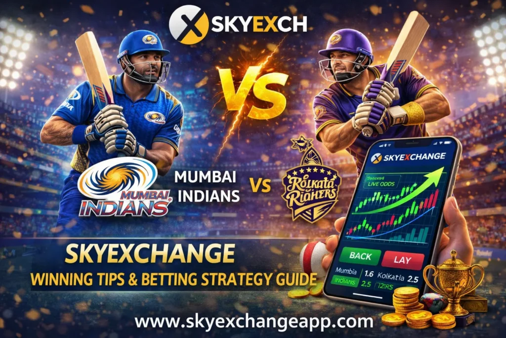 Mumbai Indians vs Kolkata Knight Riders: Skyexchange Winning Tips & Betting Strategy Guide
