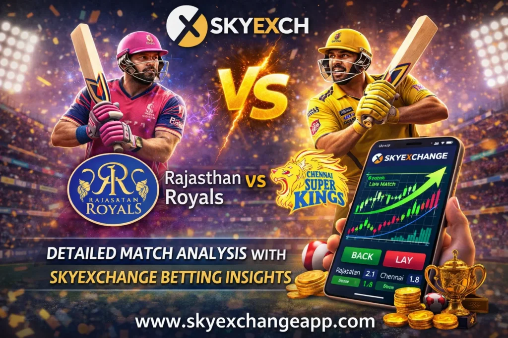 Rajasthan Royals vs Chennai Super Kings: Detailed Match Analysis with Skyexchange Betting Insights