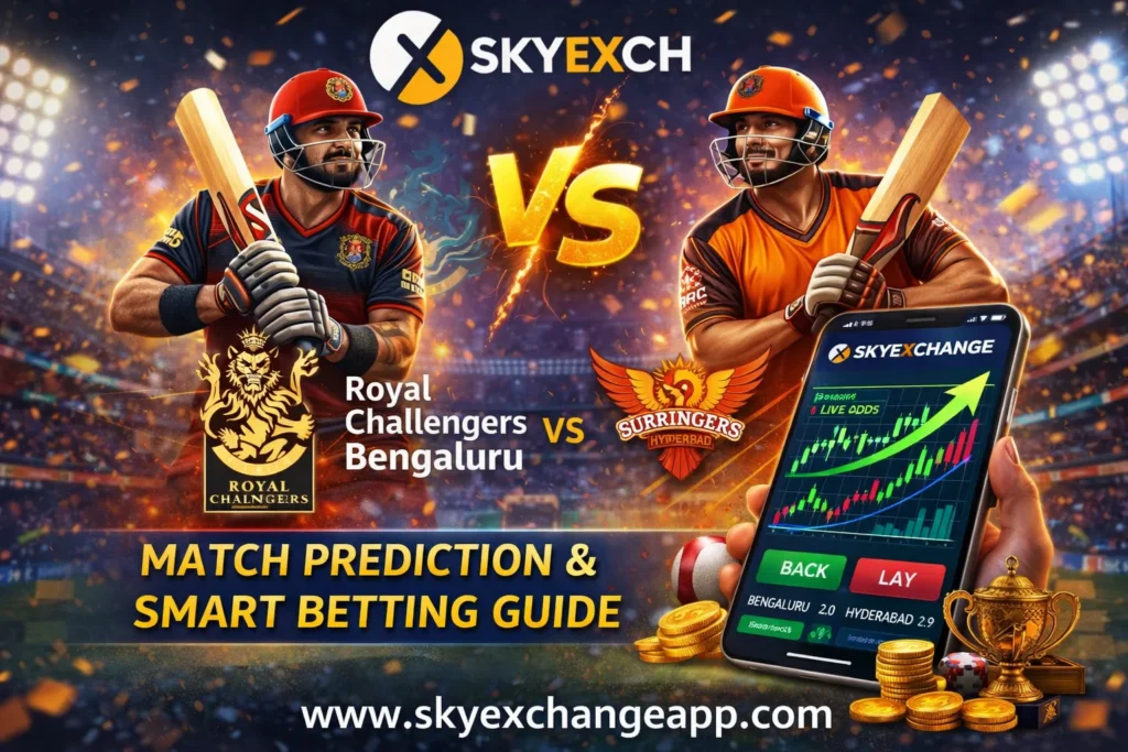 Royal Challengers Bengaluru vs Sunrisers Hyderabad: Skyexchange Match Prediction & Smart Betting Guide