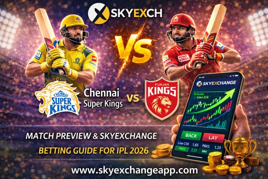 Chennai Super Kings vs Punjab Kings: Match Preview & Skyexchange Betting Guide for IPL 2026
